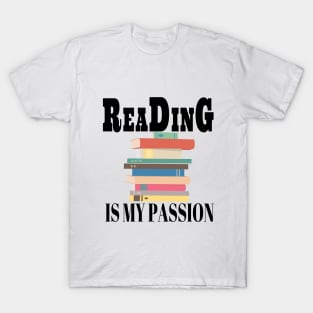 Reading Passion T-Shirt T-Shirt